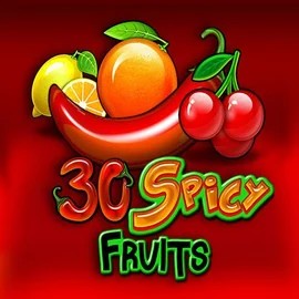 30 Spicy Fruits game by Amusnet Interactive – logo hosted on Kingmaker Casino