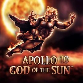 Apollo God of the Sun slot logo by Novomatic at Kingmaker Casino