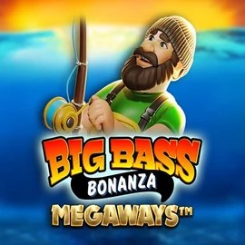 Slots logo of Big Bass Bonanza Megaways from Pragmatic Play at Kingmaker Casino