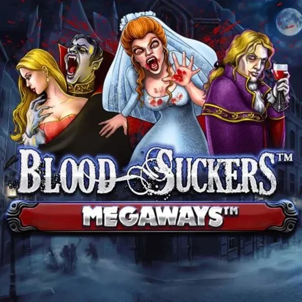 Blood Suckers Megaways online game logo by Red Tiger Gaming on www.king-maker-casino.org