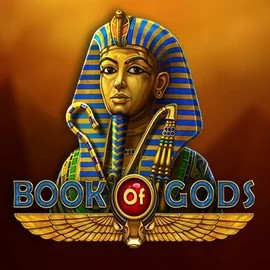 Book of Gods slot logo by BF Games at Kingmaker Casino