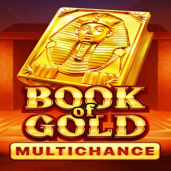 Book of Gold Multichance casino game by Playson – featured logo at Kingmaker Casino