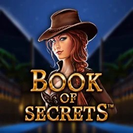 Book of Secrets slot logo by SYNOT Games at Kingmaker Casino