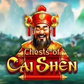 Chests of Cai Shen by Pragmatic Play, showcased at www.king-maker-casino.org – game logo