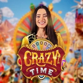 Crazy Time logo by Evolution at Kingmaker CasinoCrazy Time