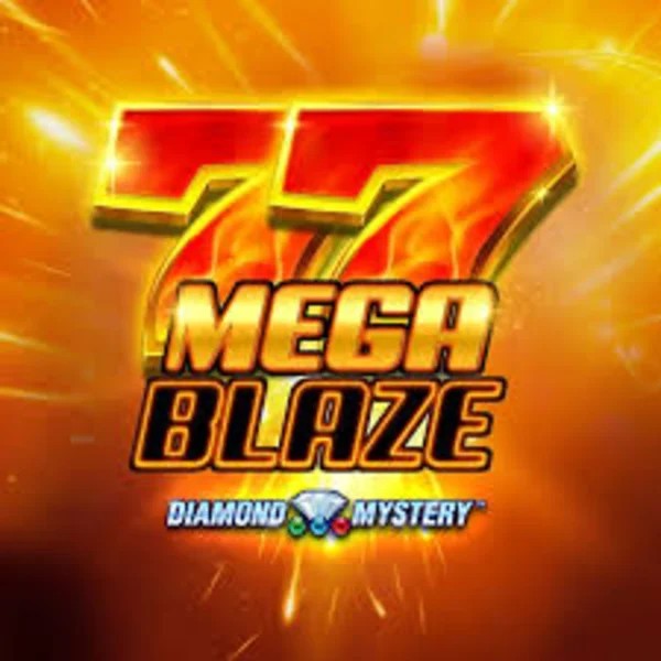 Diamond Mystery Mega Blaze logo by Greentube at Kingmaker Casino