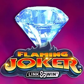 Slots logo of Flaming Joker Link and Win from Barstruck at Kingmaker Casino