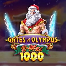 Gates of Olympus Xmas 1000 logo by Pragmatic Play Kingmaker Casino