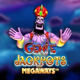 Genie Jackpots Megaways online game logo by Blueprint Gaming on www.king-maker-casino.org