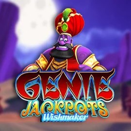 Genie Jackpots Wishmaker logo – Jackpots by Blueprint Gaming at Kingmaker Casino