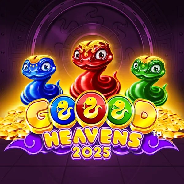 Goood Heavens by Rarestone Gaming, showcased at www.king-maker-casino.org – game logo