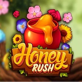 Honey Rush slot logo by Play’n GO at Kingmaker Casino