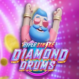 Hyper Strike Diamond Drums by Gameburger Studios, showcased at www.king-maker-casino.org – game logo