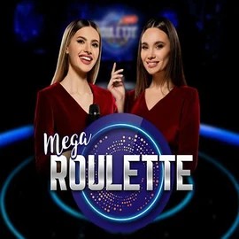 Mega Roulette logo by Pragmatic Play at Kingmaker Casino