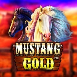 Mustang Gold logo by Pragmatic Play at Kingmaker Casino