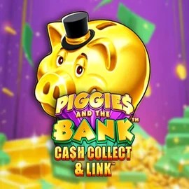 Slots logo of Piggies And The Bank Cash Collect &amp; Link from Origins at Kingmaker Casino