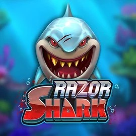 Razor Shark online game logo by Push Gaming on www.king-maker-casino.org