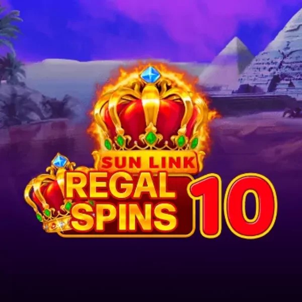 Regal Spins 10 logo – Slots by PatePlay at Kingmaker Casino