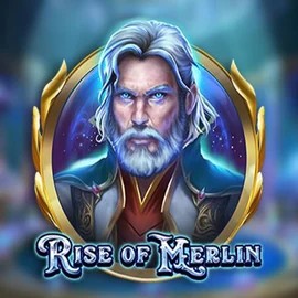 Rise of Merlin game by Play’n GO – logo hosted on Kingmaker Casino