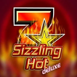 Official Slots logo: Sizzling Hot Deluxe by Novomatic at Kingmaker Casino