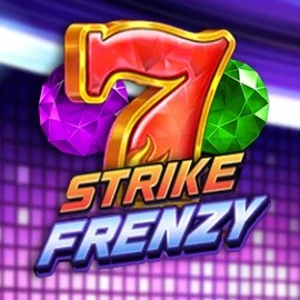 Strike Frenzy slot logo by Pragmatic Play at Kingmaker Casino