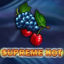 Supreme Hot slot logo by Amusnet Interactive at Kingmaker Casino
