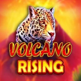 Volcano Rising game by RubyPlay – logo hosted on Kingmaker Casino